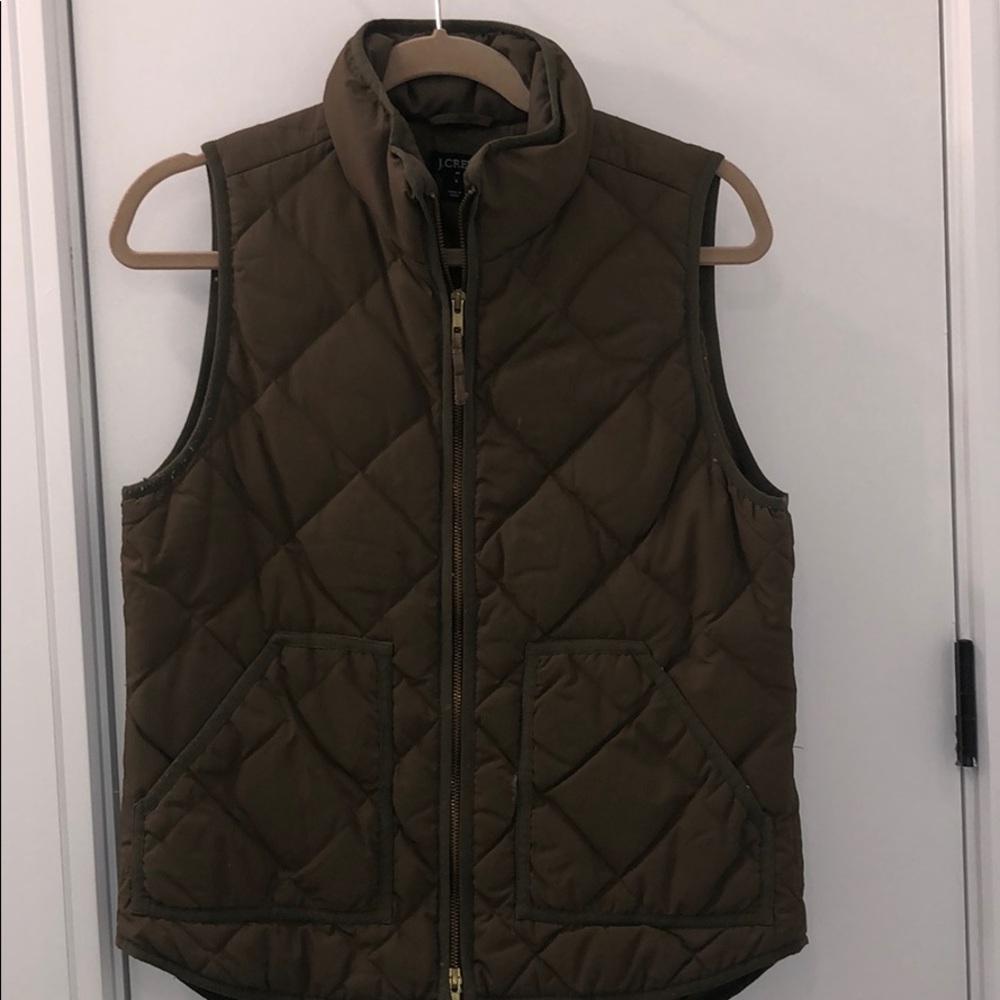 J Crew Olive Green Vest
